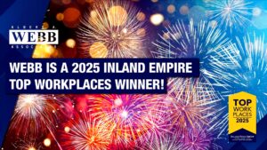 WEBB recognized as a 2025 Inland Empire Top Workplace
