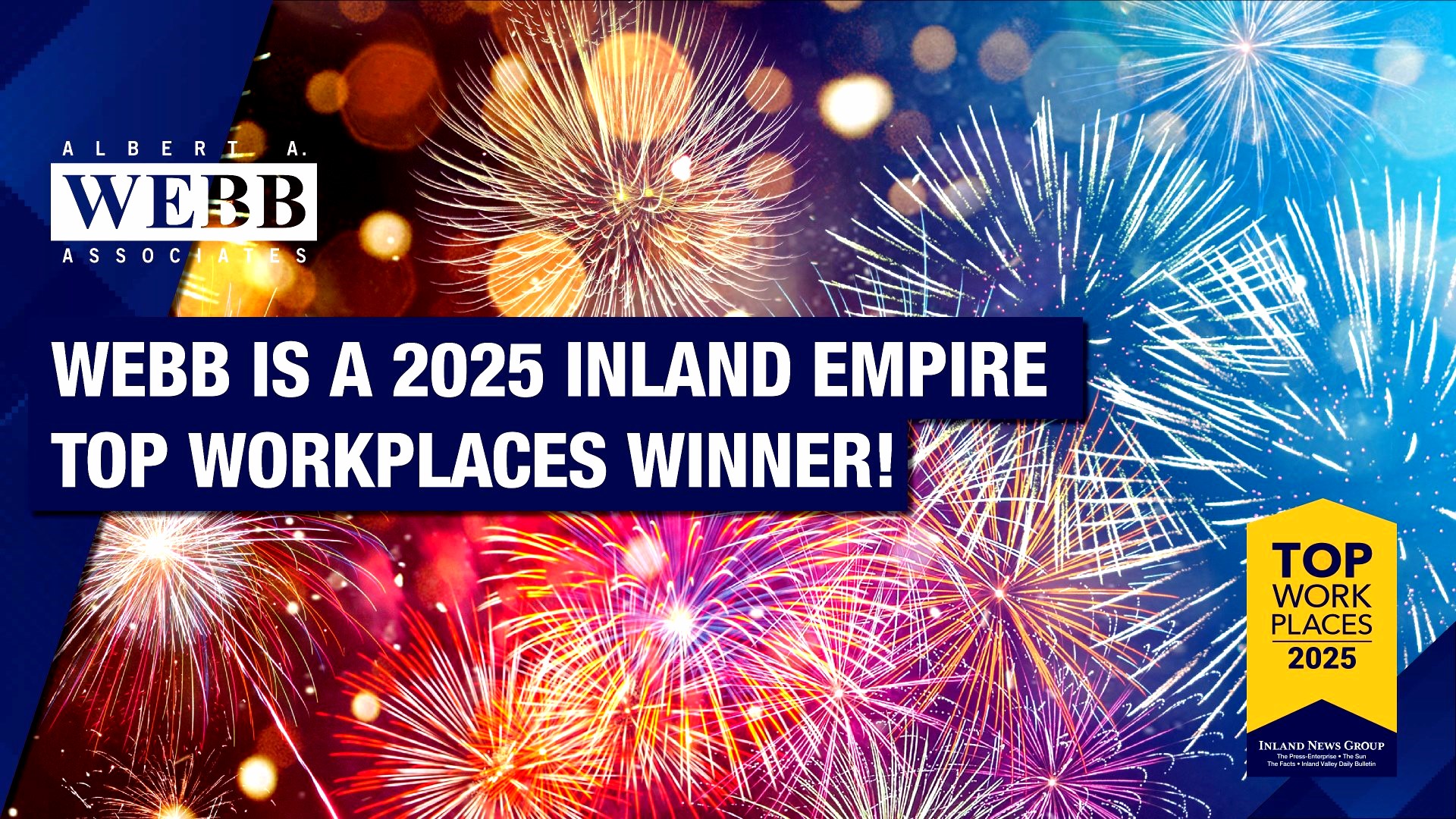 WEBB recognized as a 2025 Inland Empire Top Workplace