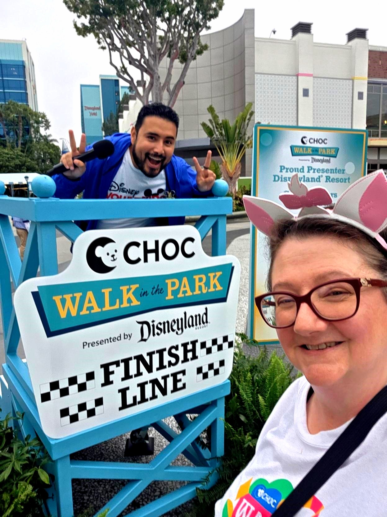 Participants walking through Disneyland during the CHOC Walk fundraiser